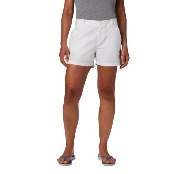 Columbia Ženske Kratke Hlače - Bonehead Stretch Bijele | BXFP-68402